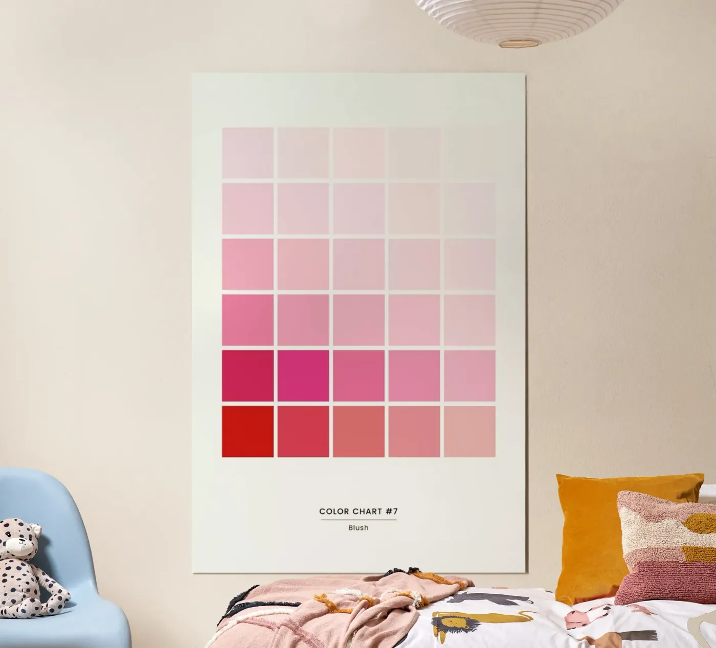 Blush poster by daylight design studio