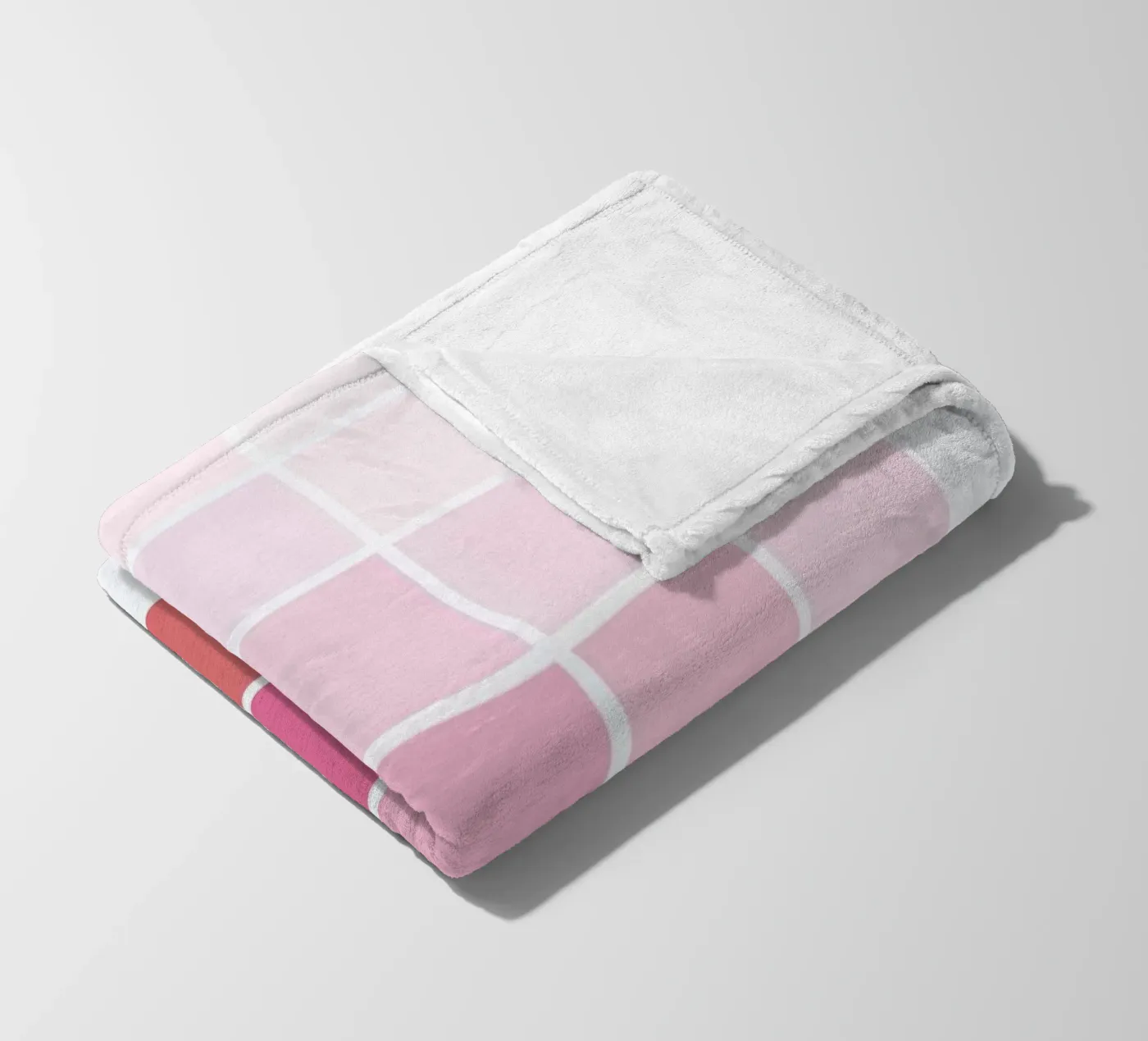 Blush fleece blanket by daylight design studio