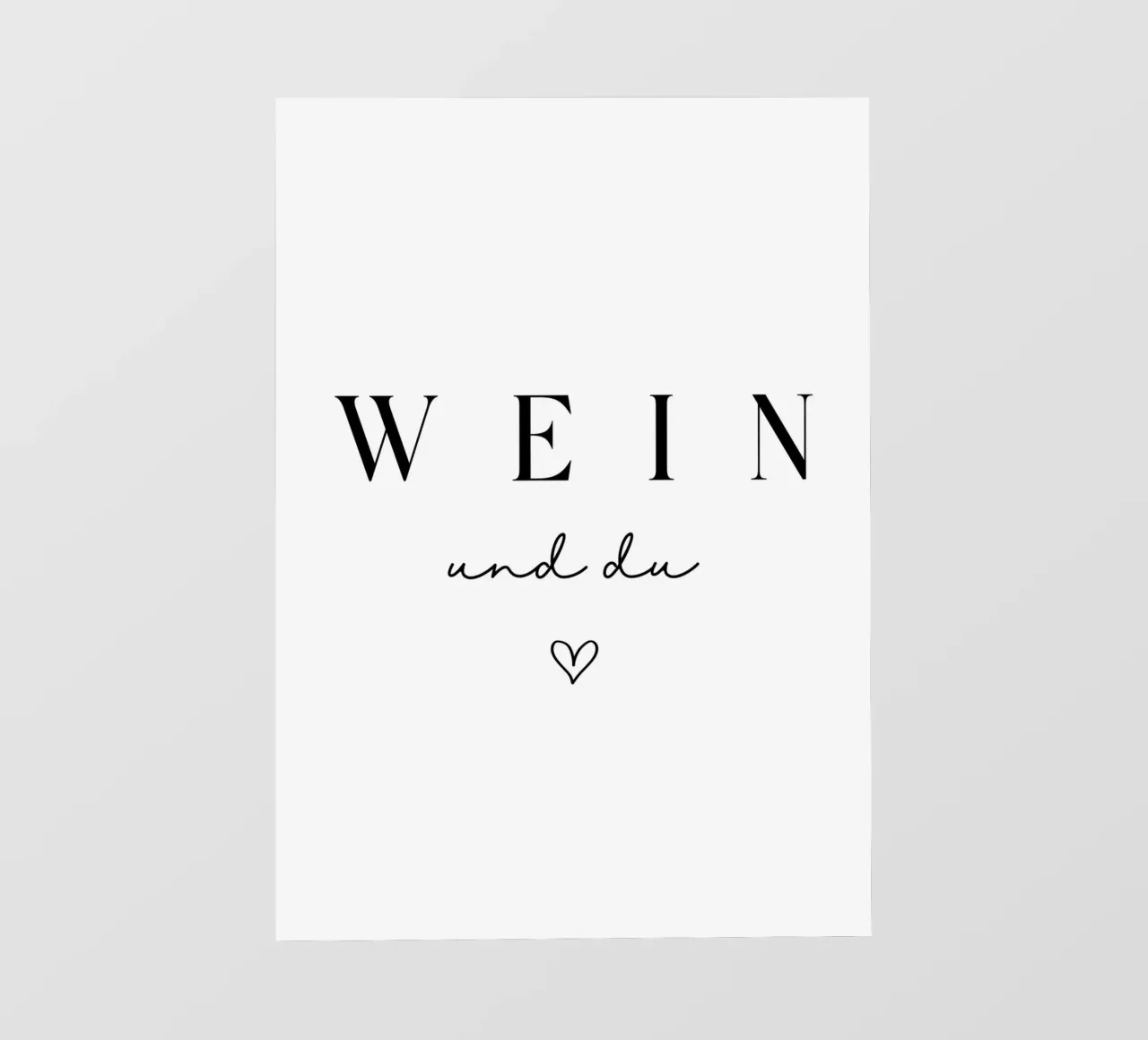 Wein und du pellicola backlit da BAINAI QUOTES