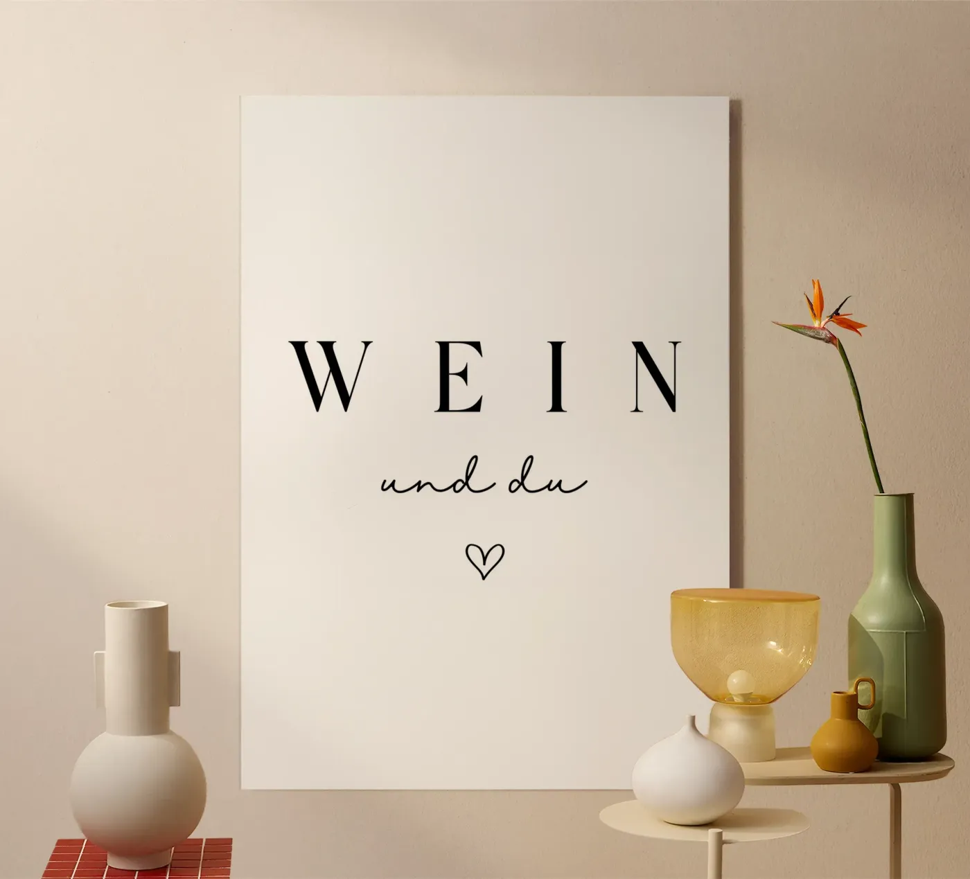 Wein und du plexiglass da BAINAI QUOTES