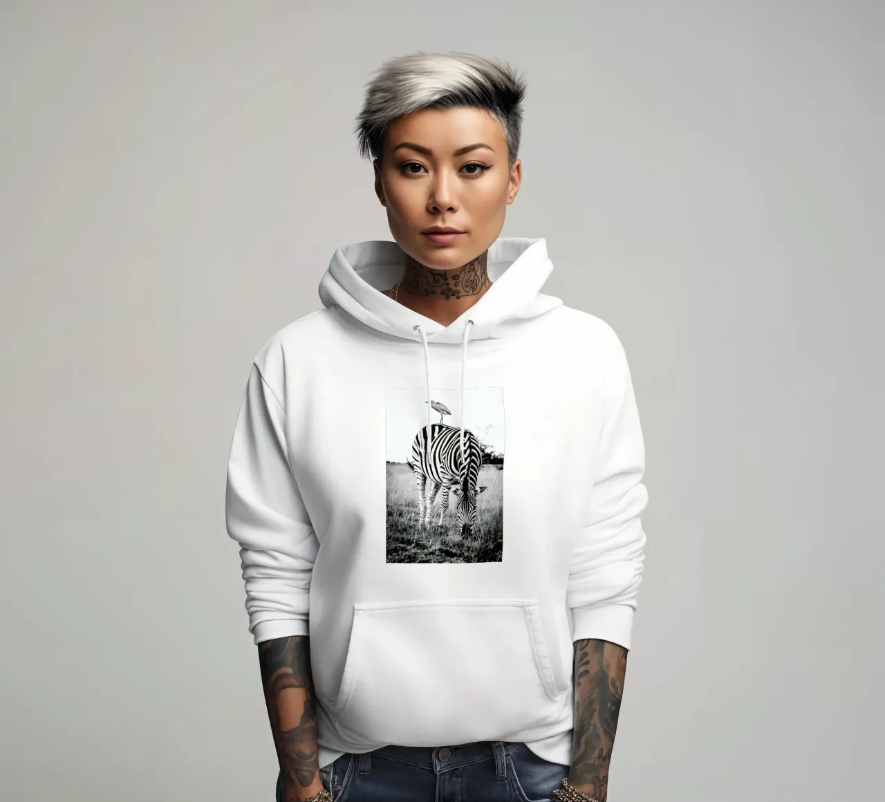 Zebra and Friend sudadera con capucha de Natural Kingdom