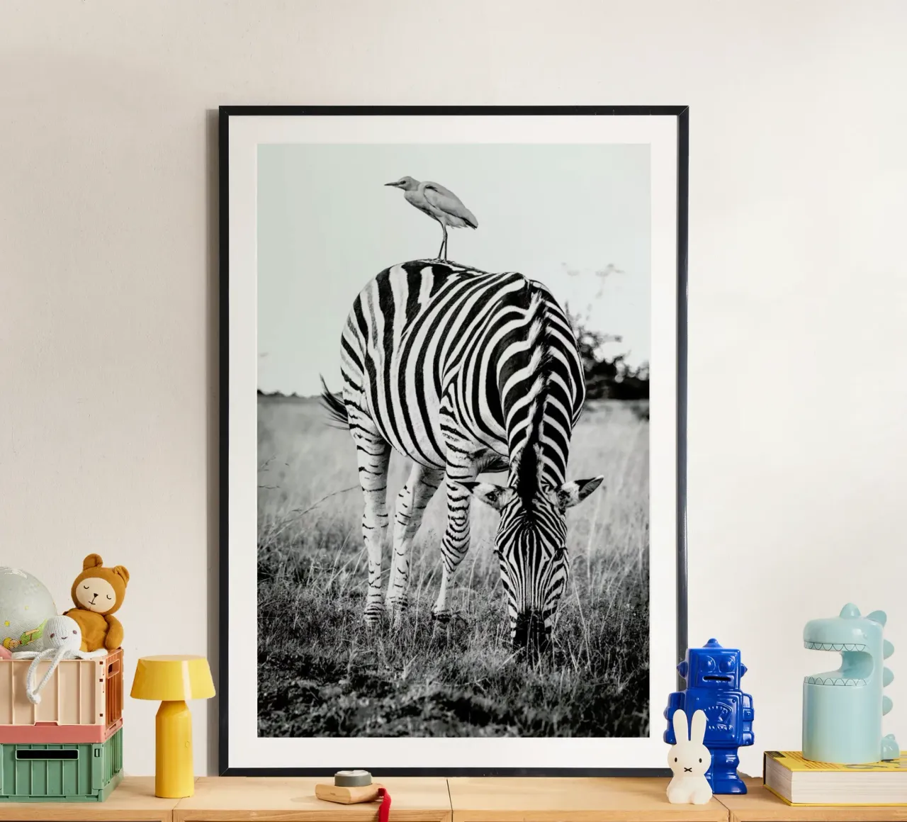 Zebra and Friend carta hahnemühle da Natural Kingdom