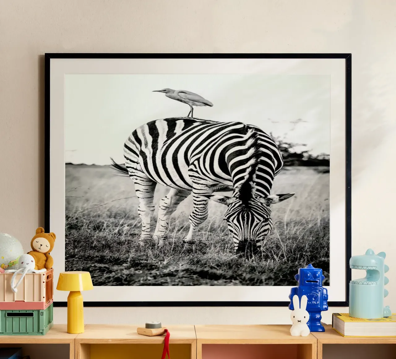 Zebra and Friend carta hahnemühle da Natural Kingdom