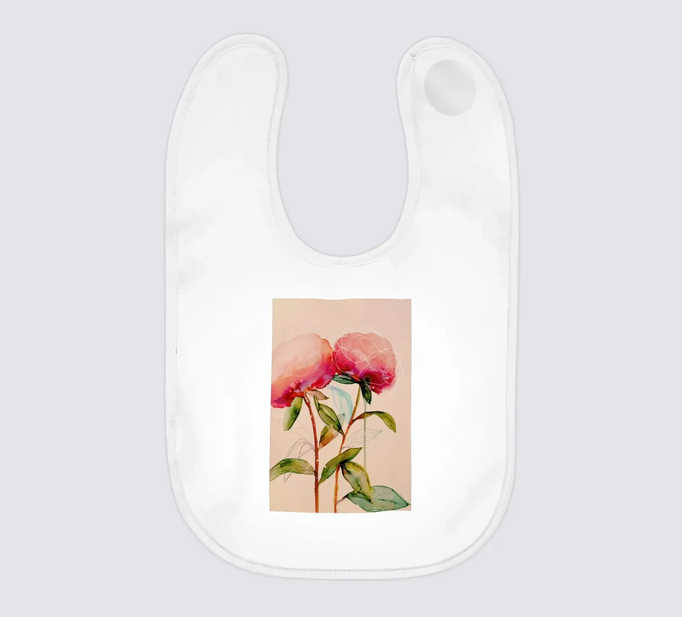 Peonies 1 bavaglino da Leigh Viner
