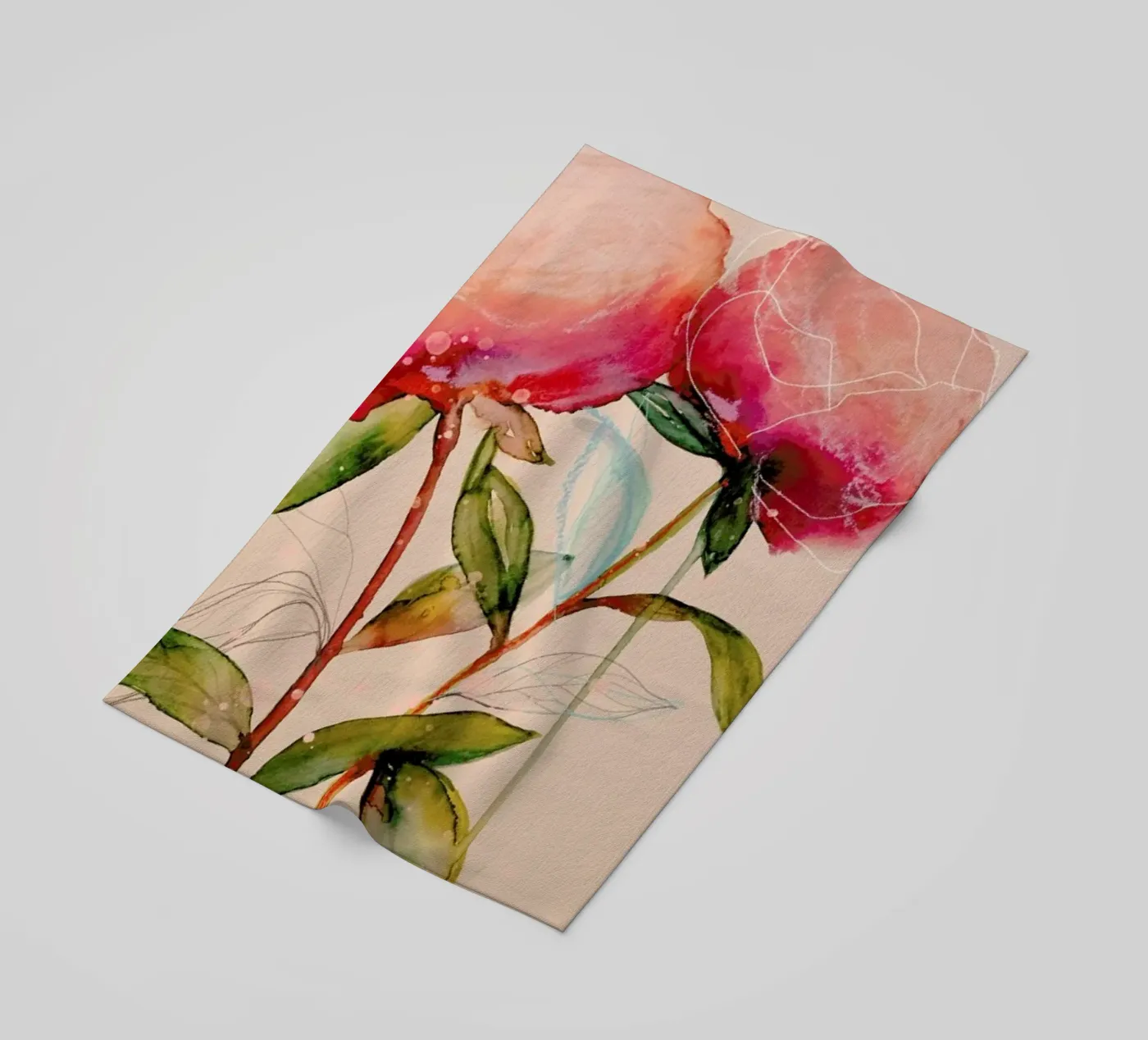 Peonies 1 telo mare da Leigh Viner