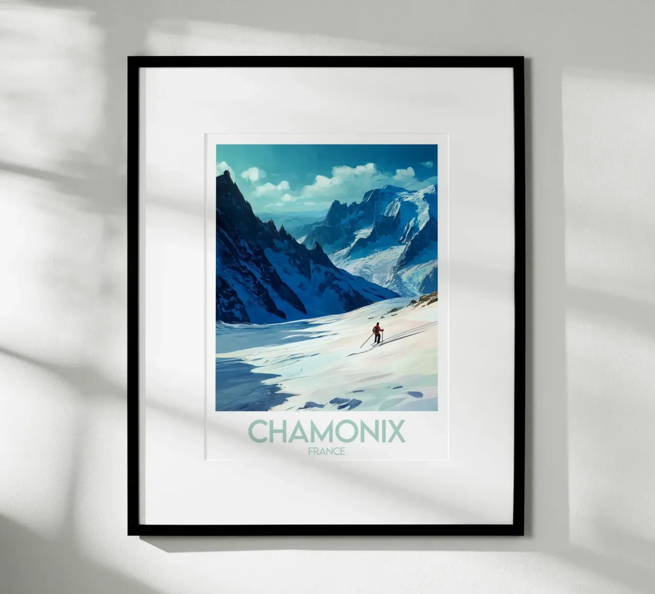Affiche Chamonix carta hahnemühle da Frame the World