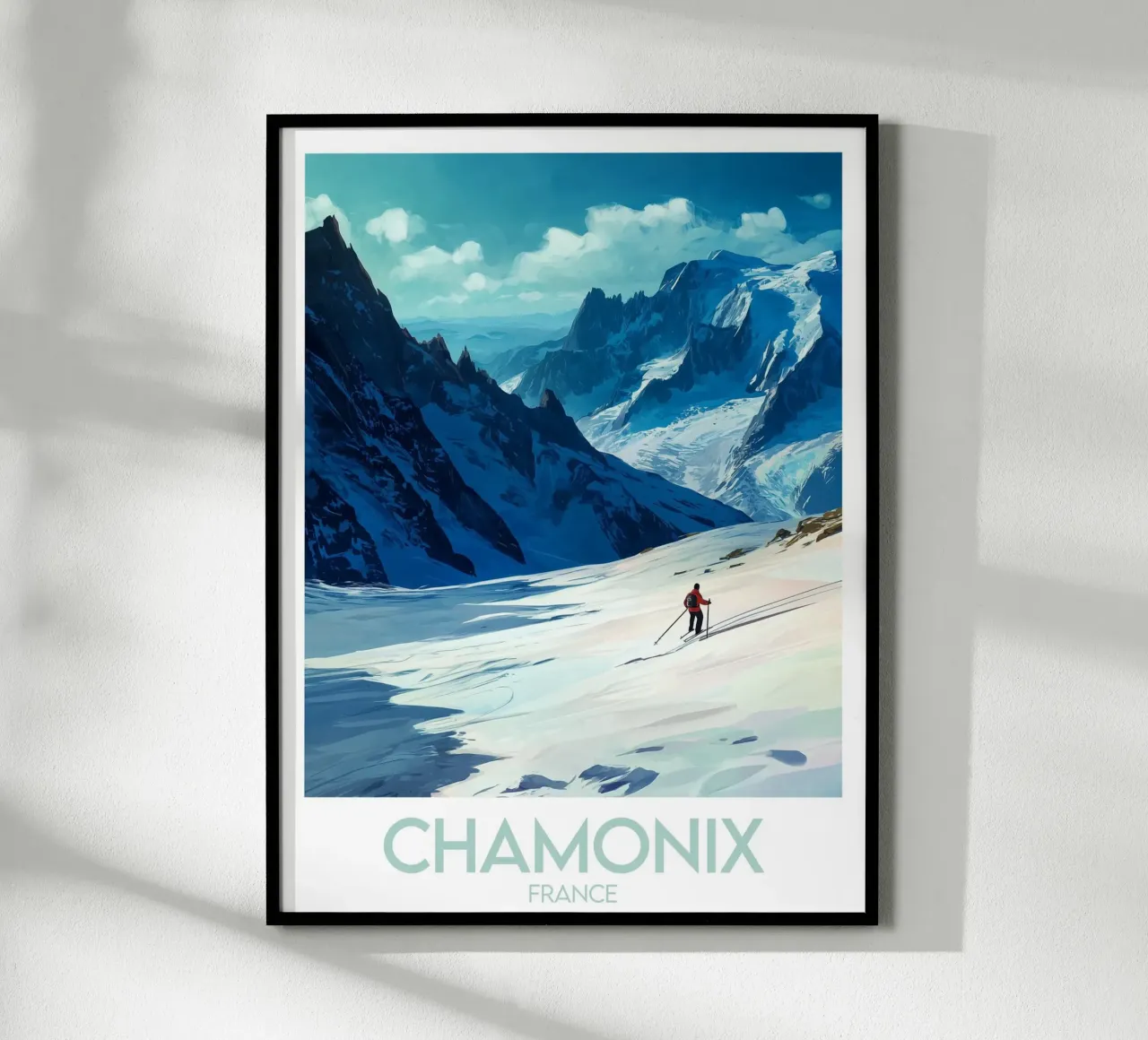 Affiche Chamonix carta hahnemühle da Frame the World