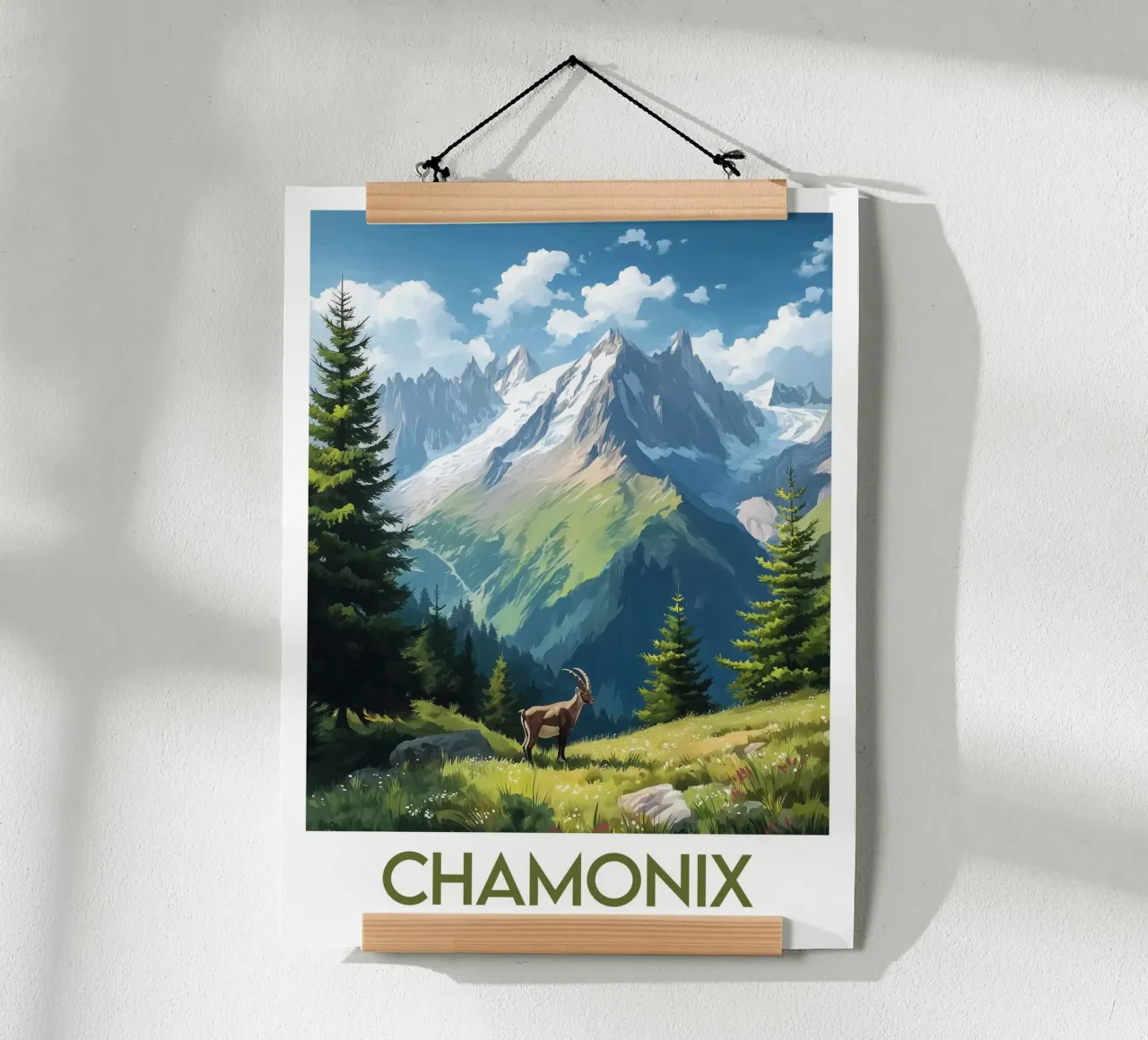 Affiche Chamonix poster da Frame the World