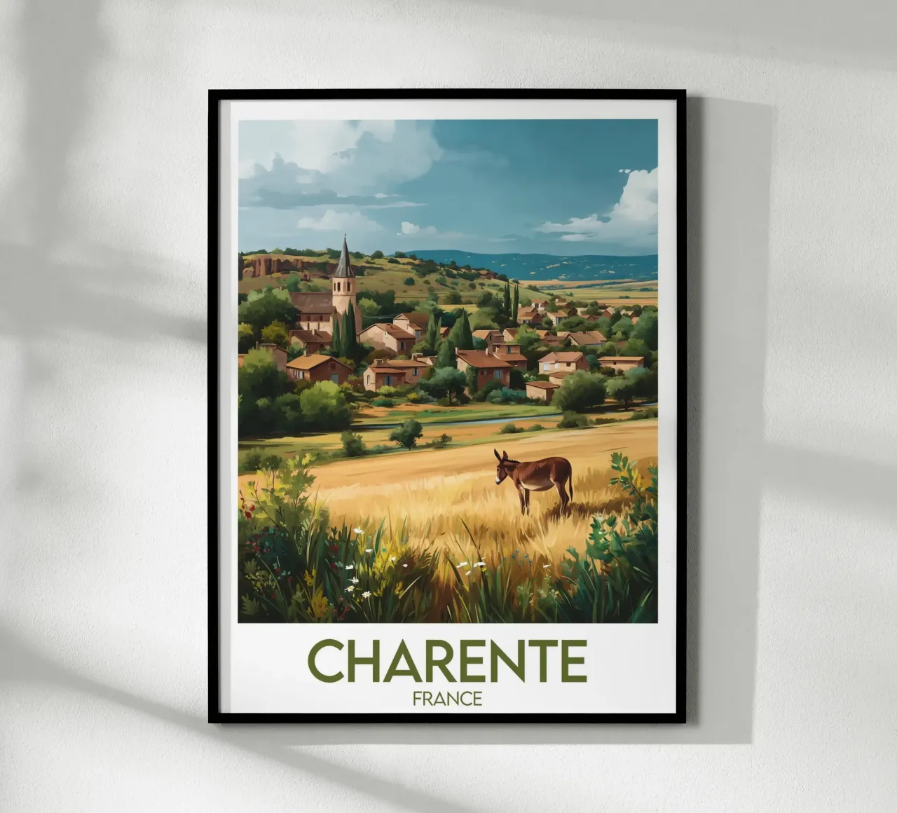 Affiche Charente carta hahnemühle da Frame the World