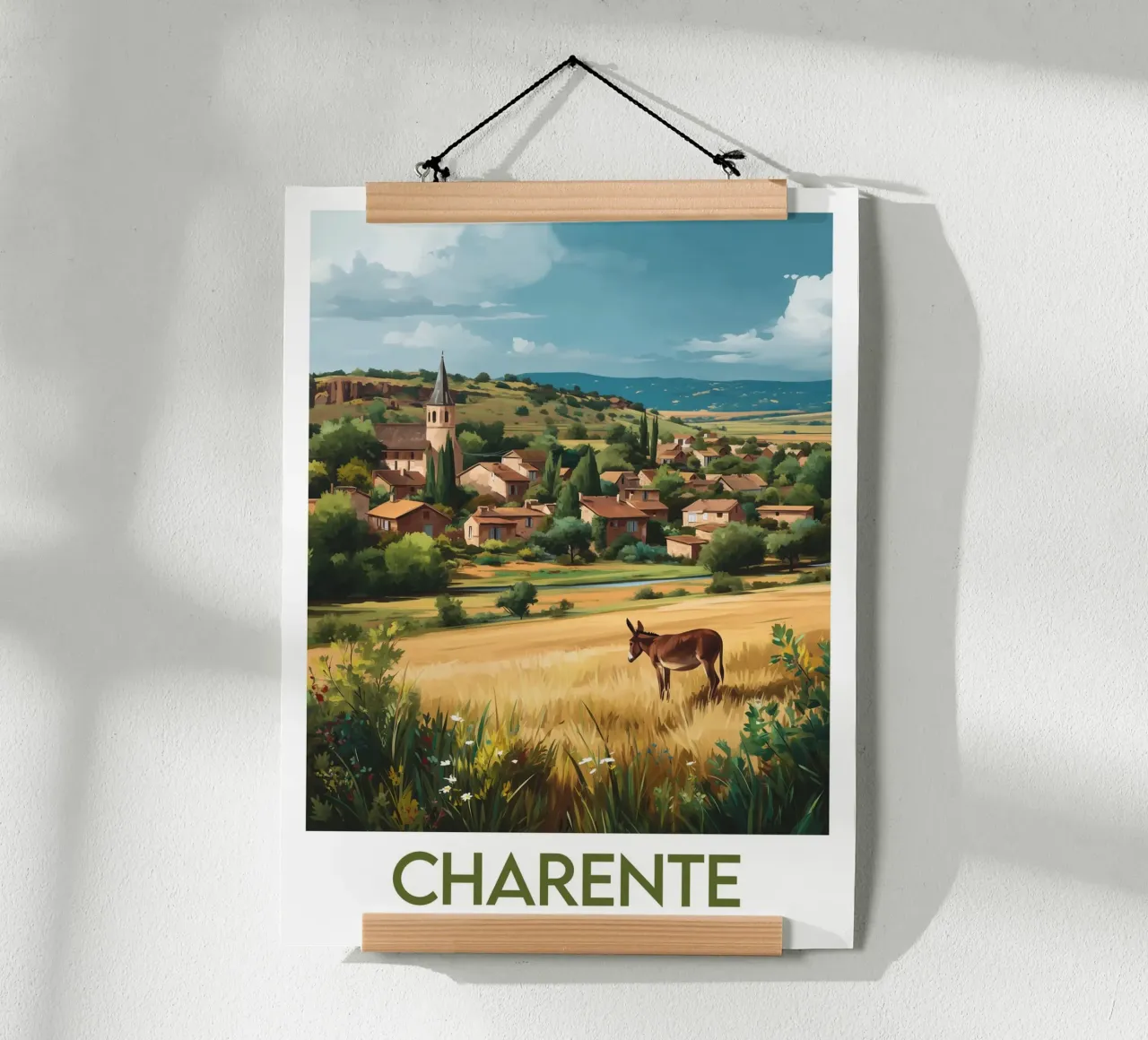 Affiche Charente carta hahnemühle da Frame the World
