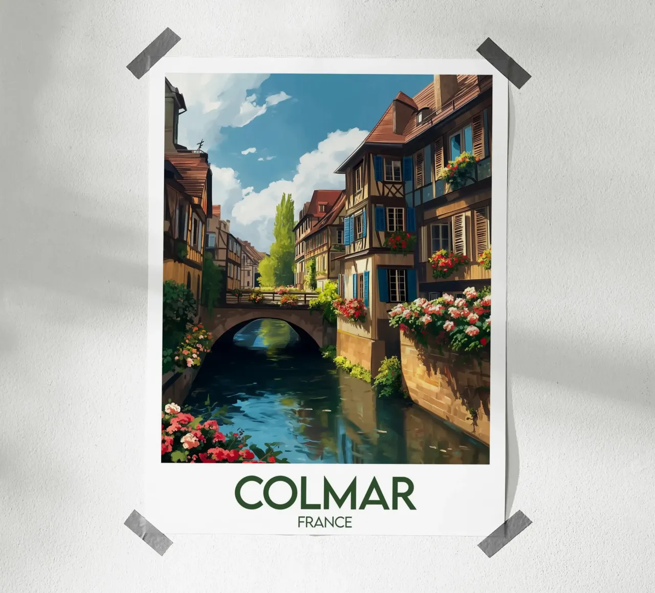 Affiche Colmar carta hahnemühle da Frame the World