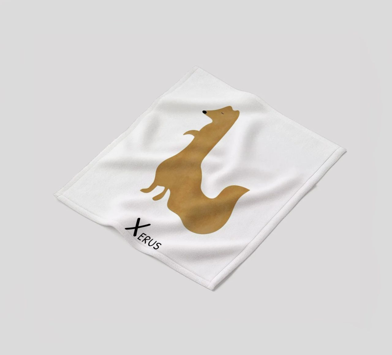 Xerus coperta in pile da Little Flourishes