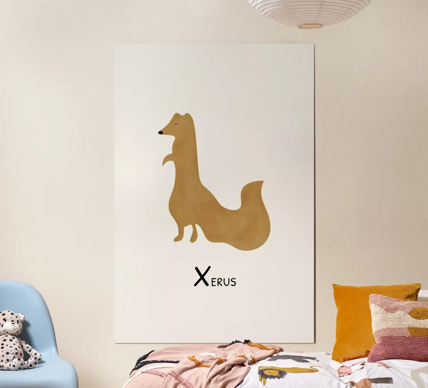 Xerus poster da Little Flourishes