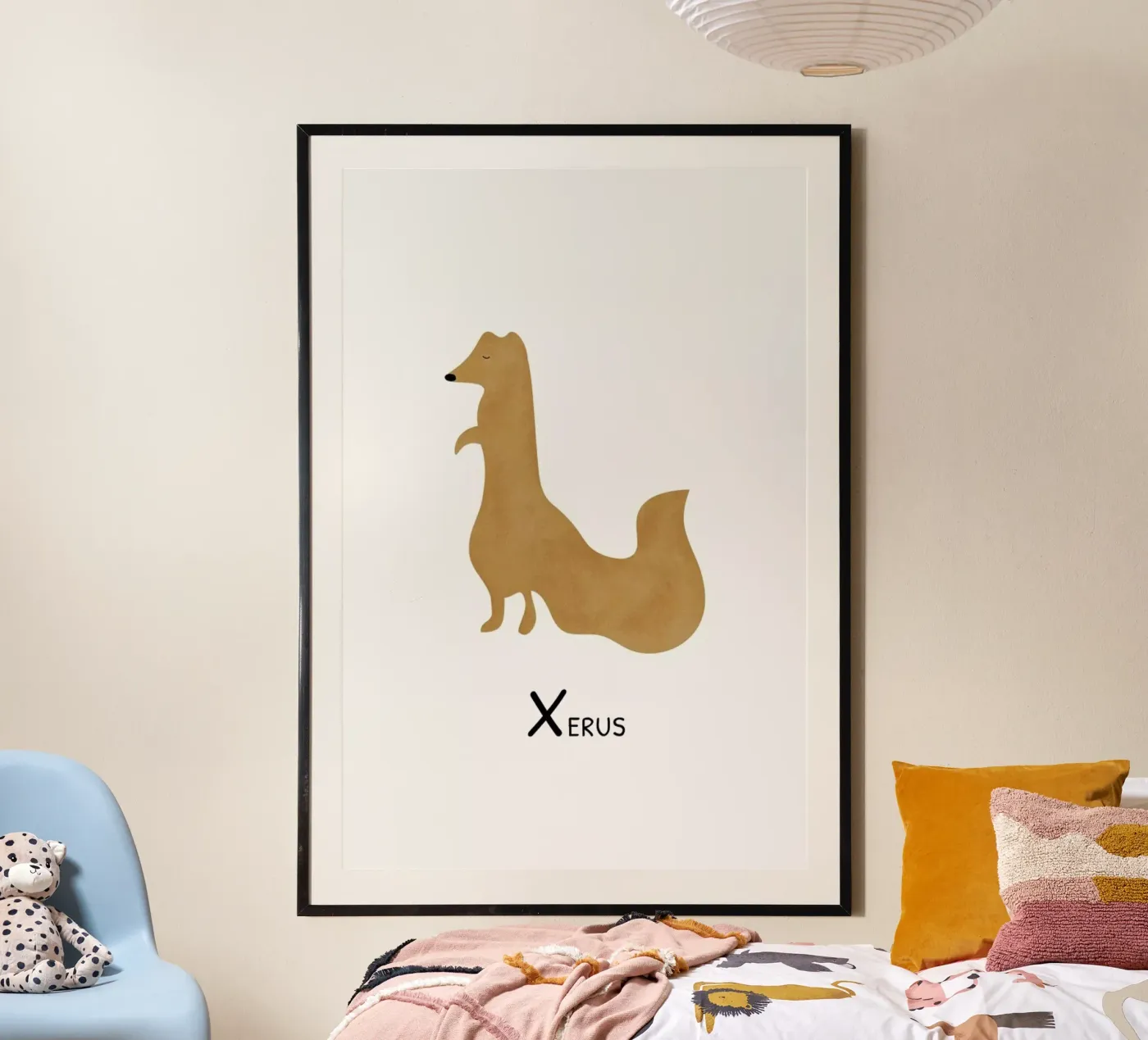 Xerus poster da Little Flourishes