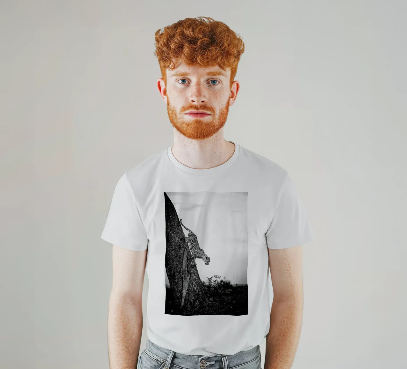 Pouncing Leopard t-shirt da Natural Kingdom