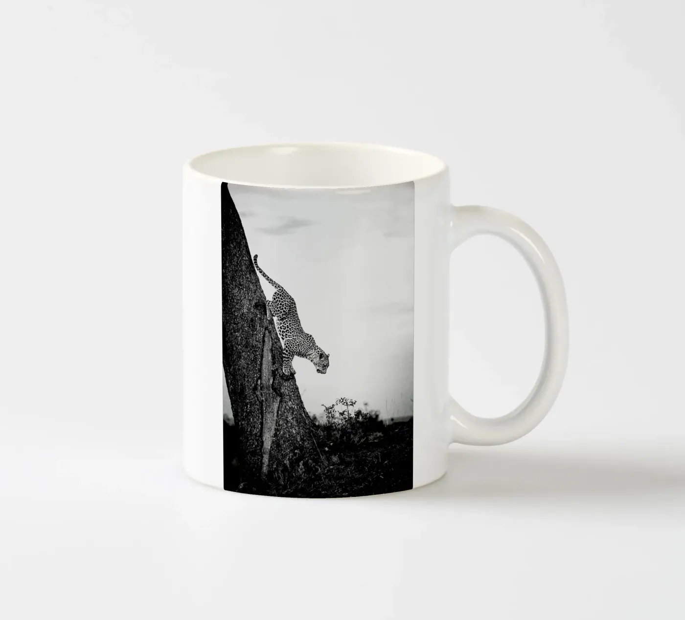 Pouncing Leopard ceramic mug by Natural Kingdom