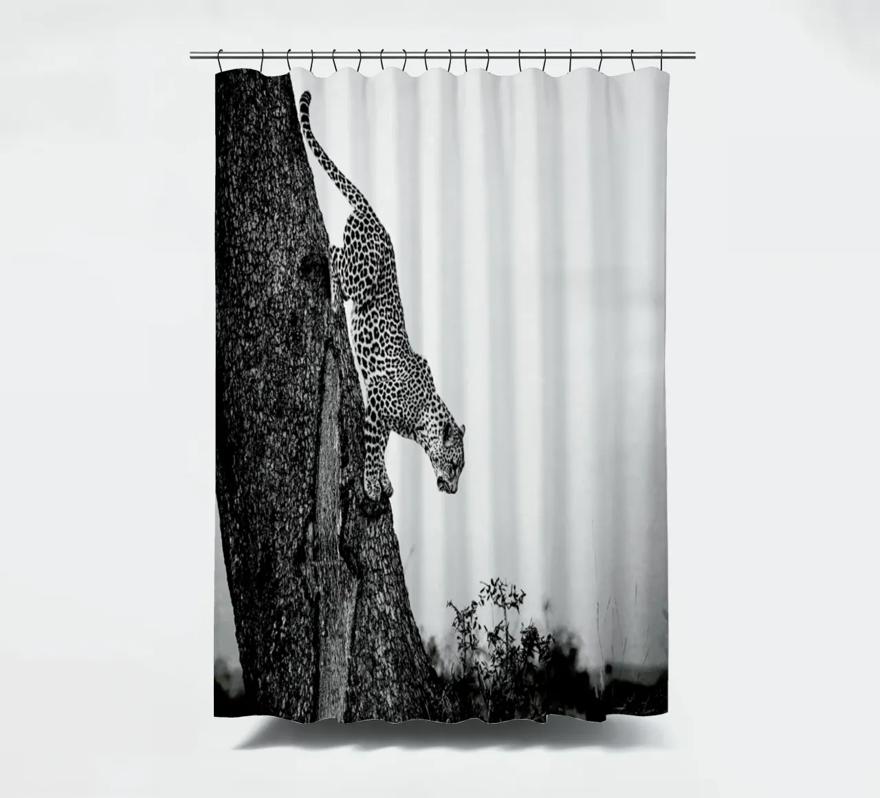 Pouncing Leopard tenda da doccia da Natural Kingdom