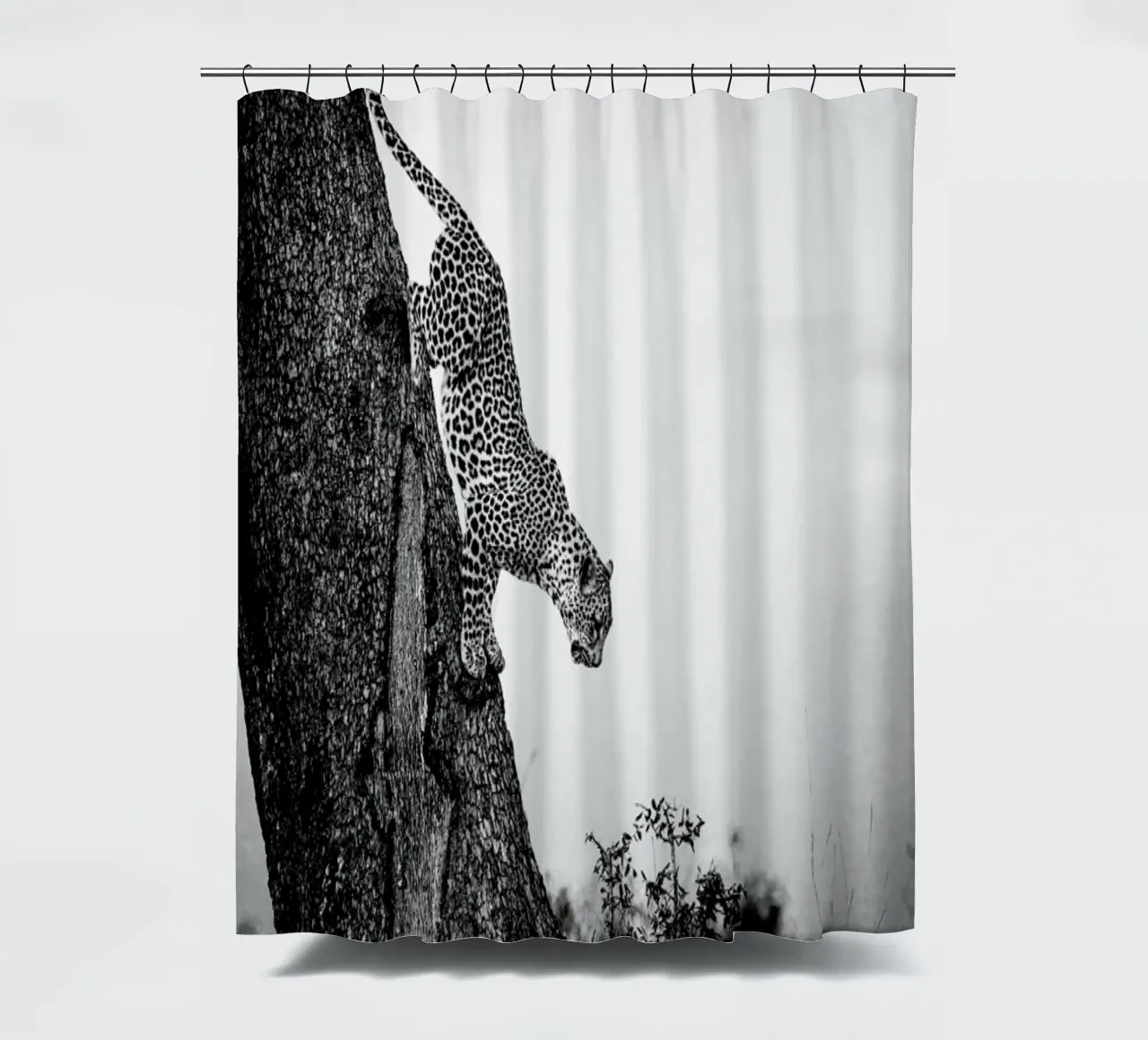 Pouncing Leopard tenda da doccia da Natural Kingdom