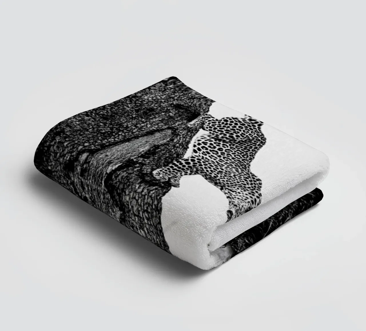 Pouncing Leopard asciugamano da bagno da Natural Kingdom