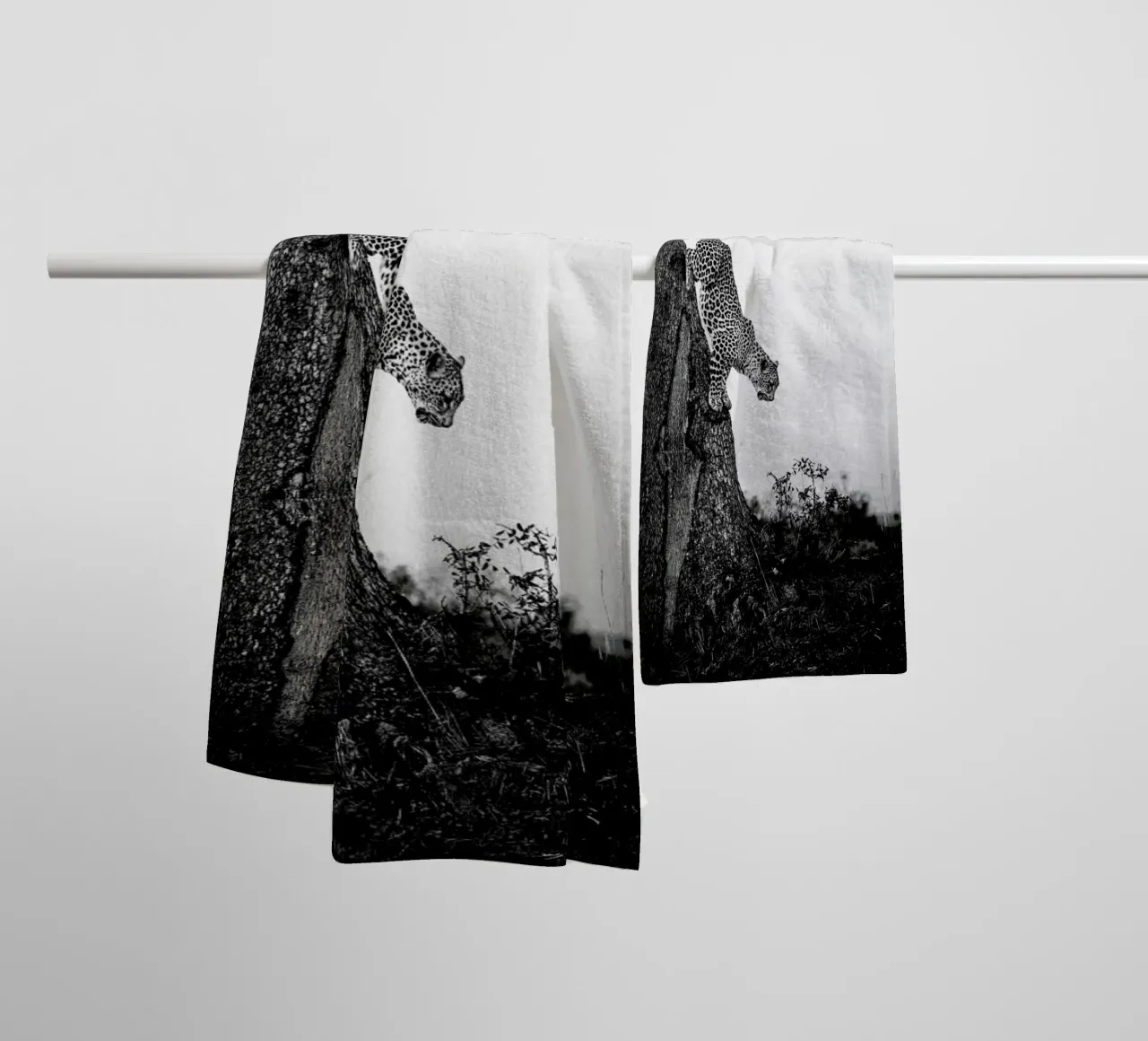 Pouncing Leopard asciugamano da bagno da Natural Kingdom