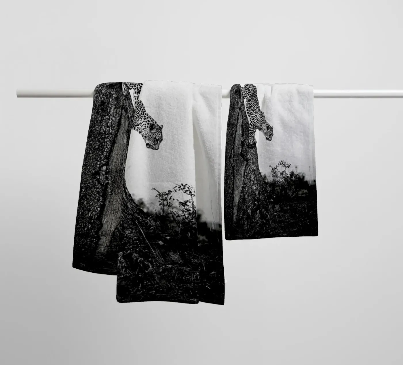 Pouncing Leopard asciugamano da bagno da Natural Kingdom