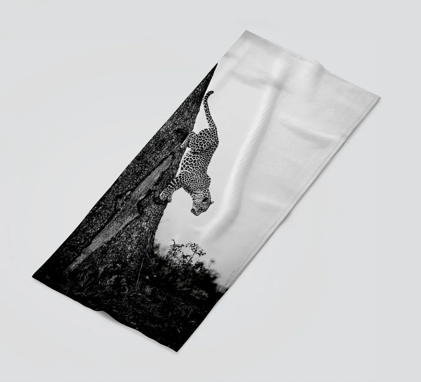 Pouncing Leopard beach towel by Natural Kingdom