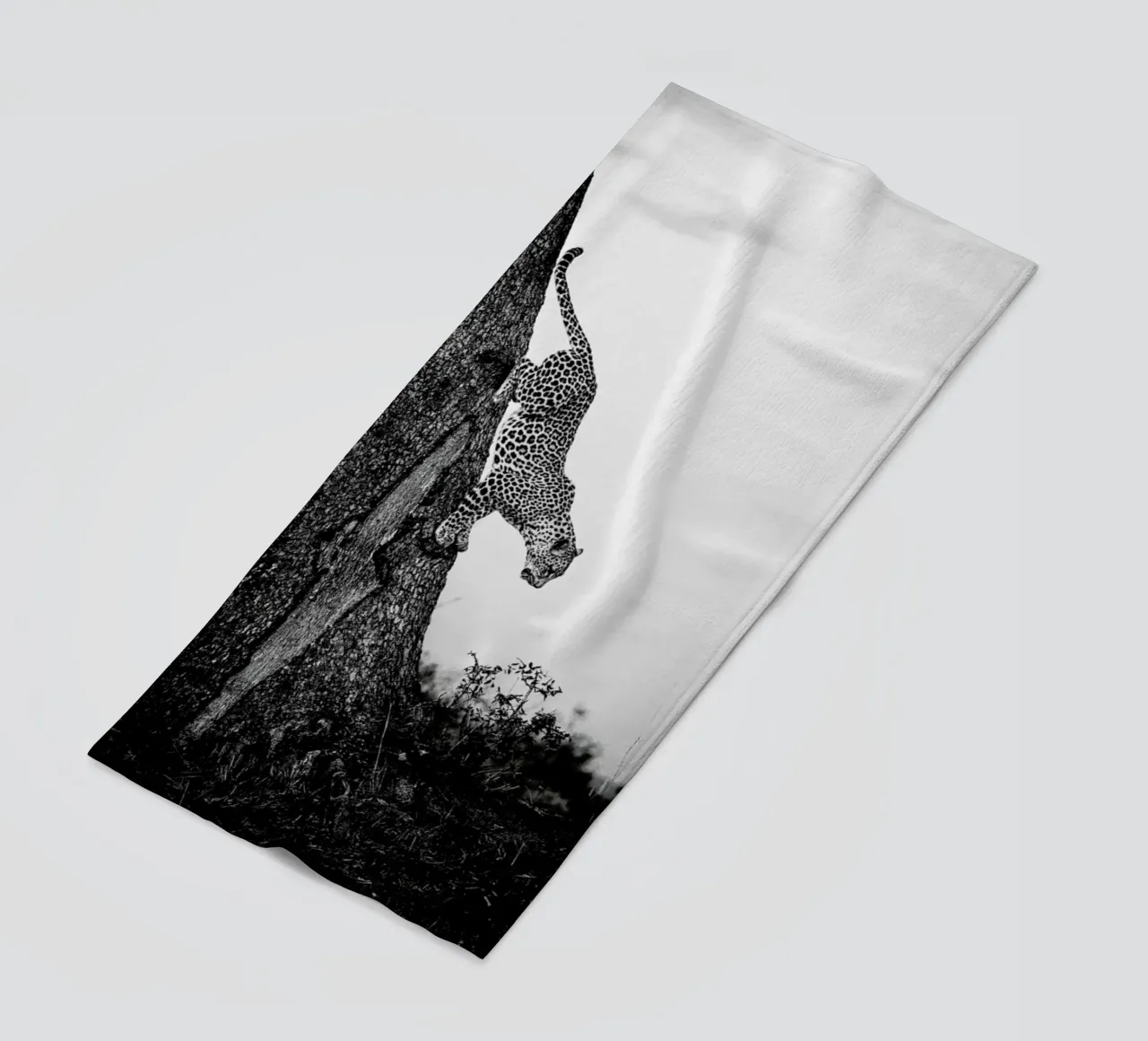 Pouncing Leopard beach towel by Natural Kingdom