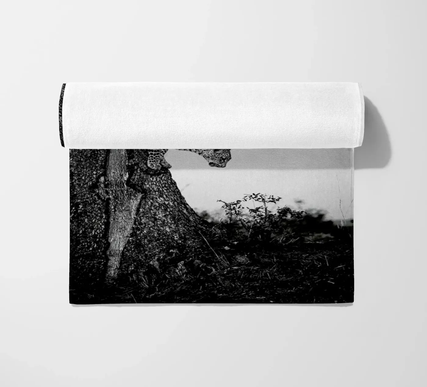 Pouncing Leopard beach towel by Natural Kingdom