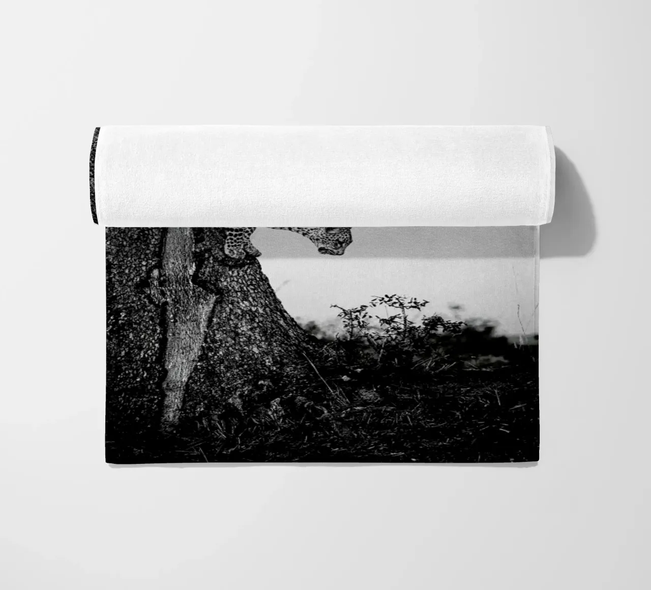 Pouncing Leopard beach towel by Natural Kingdom