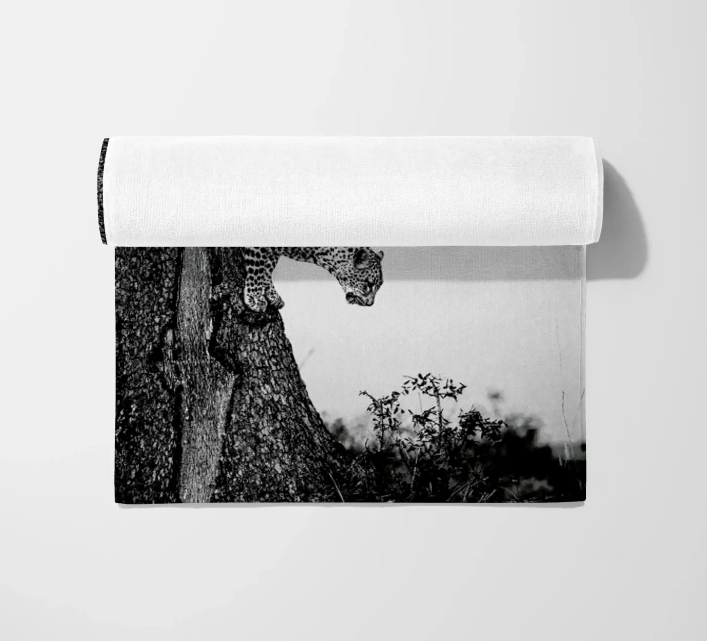 Pouncing Leopard beach towel by Natural Kingdom