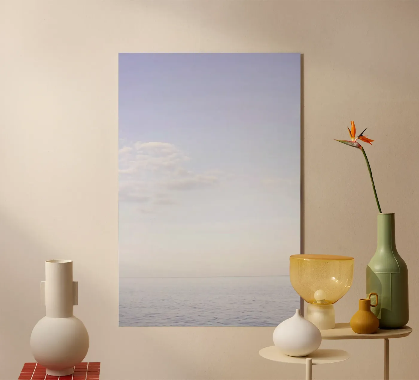 Elkenøre Strand plexiglass da Marlene Sørensen