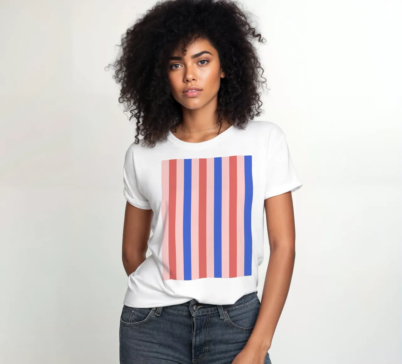 Erröten und blaue Linien Frauen T-Shirt von Wackapacka