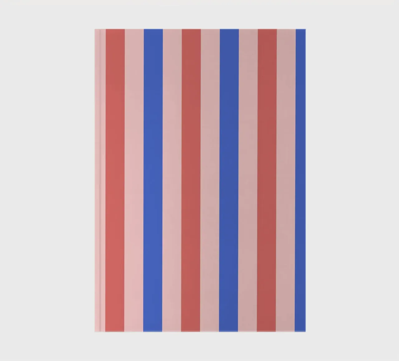 Blush and blue lines notebook by Wackapacka