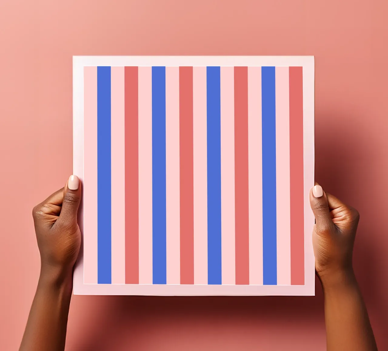 Blush and blue lines sticker sheet by Wackapacka