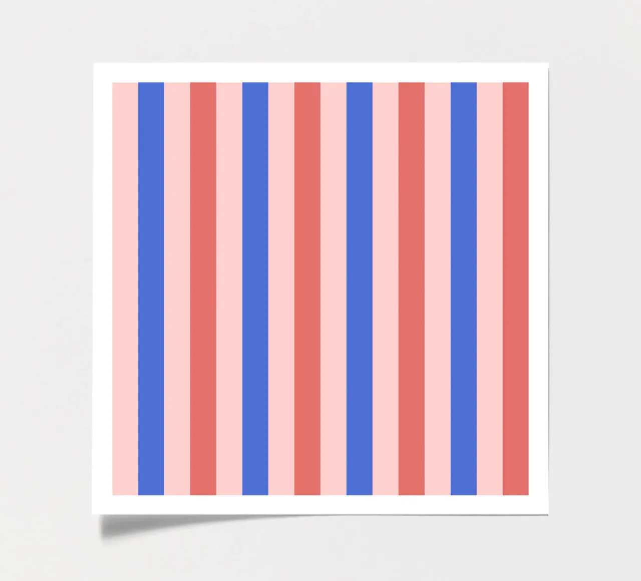 Blush and blue lines sticker sheet by Wackapacka