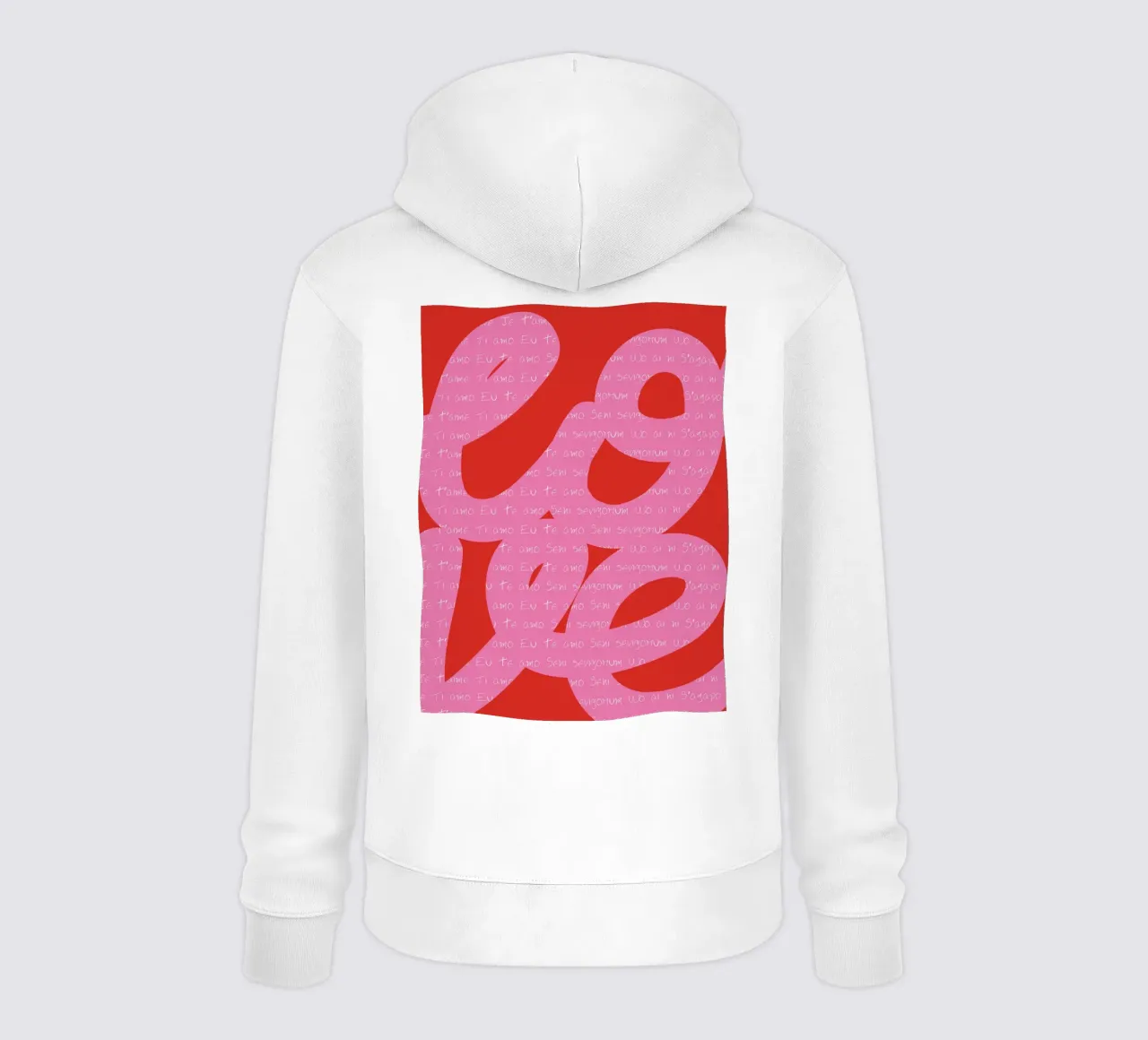 Amore dipinto felpa con cappuccio da Retro Love