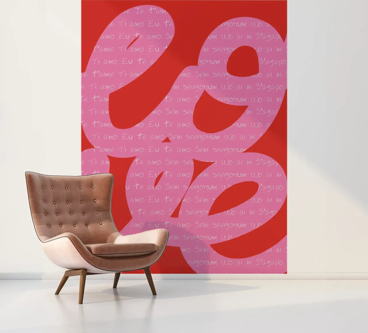 Painted Love photo wallpaper by Retro Love
