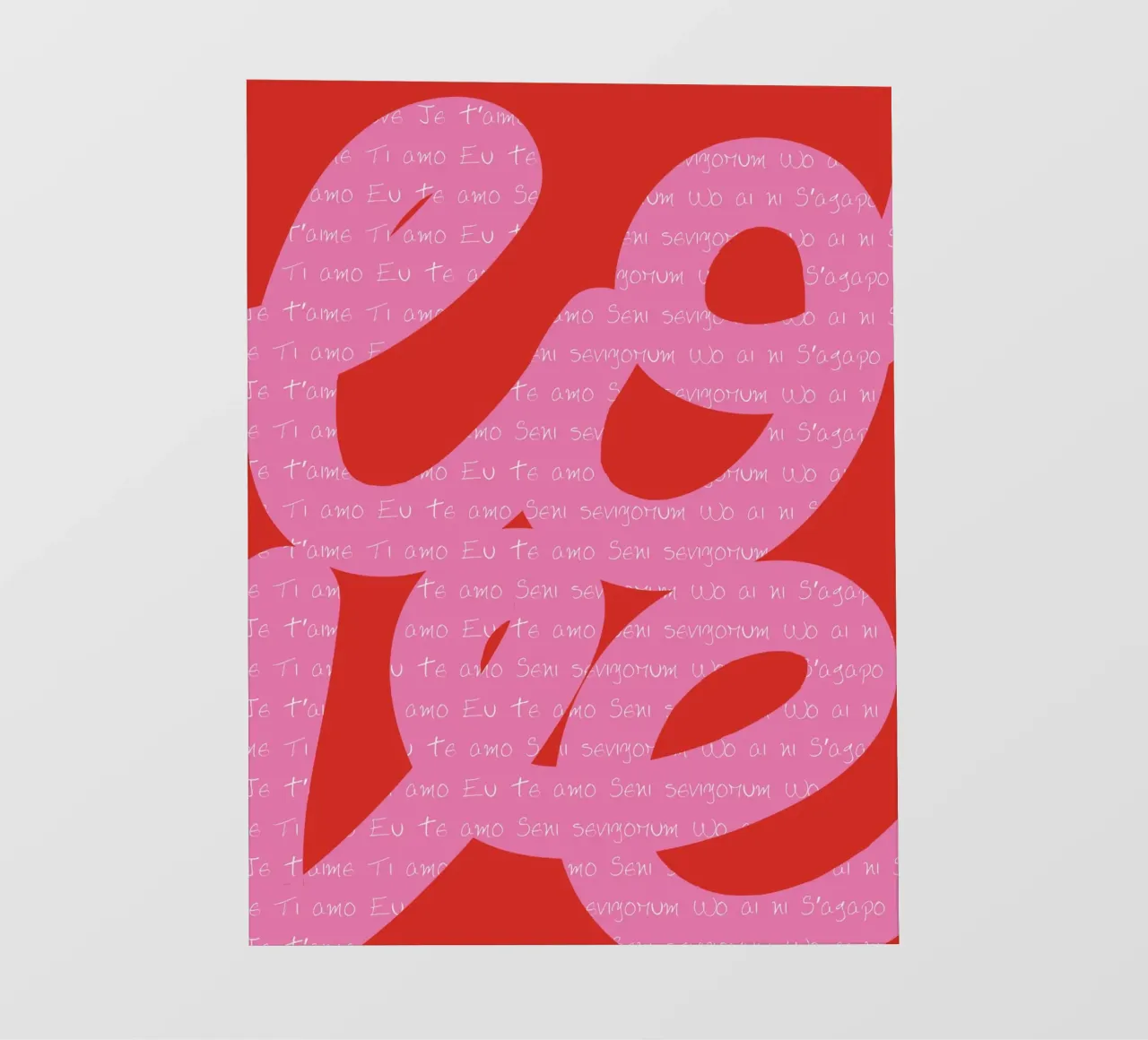 Painted Love photo wallpaper by Retro Love