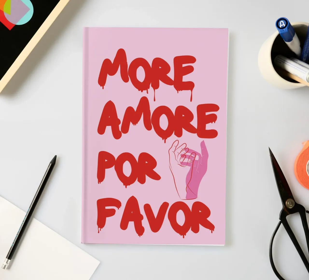 More Amore For Favor notebook by Retro Love