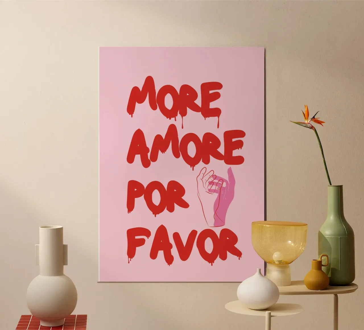 More Amore For Favor alluminio dibond da Retro Love