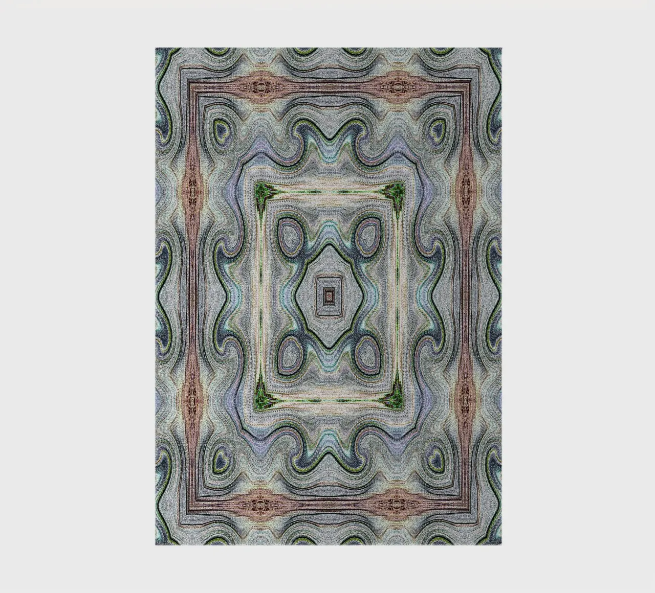 Antique ornament in light-coloured look notebook by Gürsel Yesil Digital Art