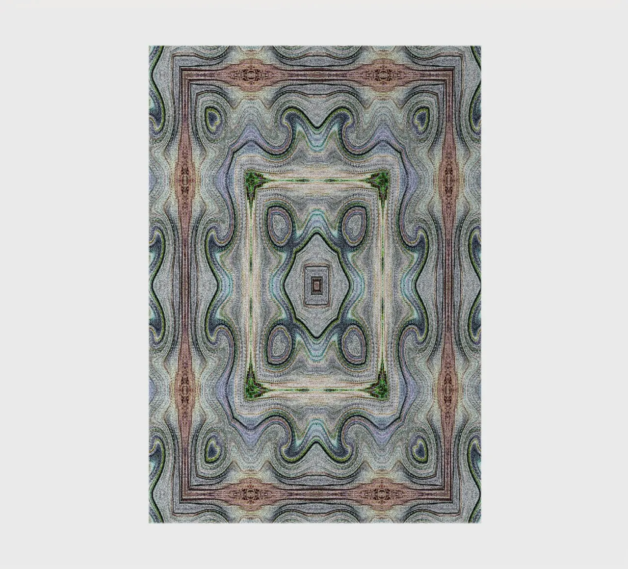 Antique ornament in light-coloured look notebook by Gürsel Yesil Digital Art
