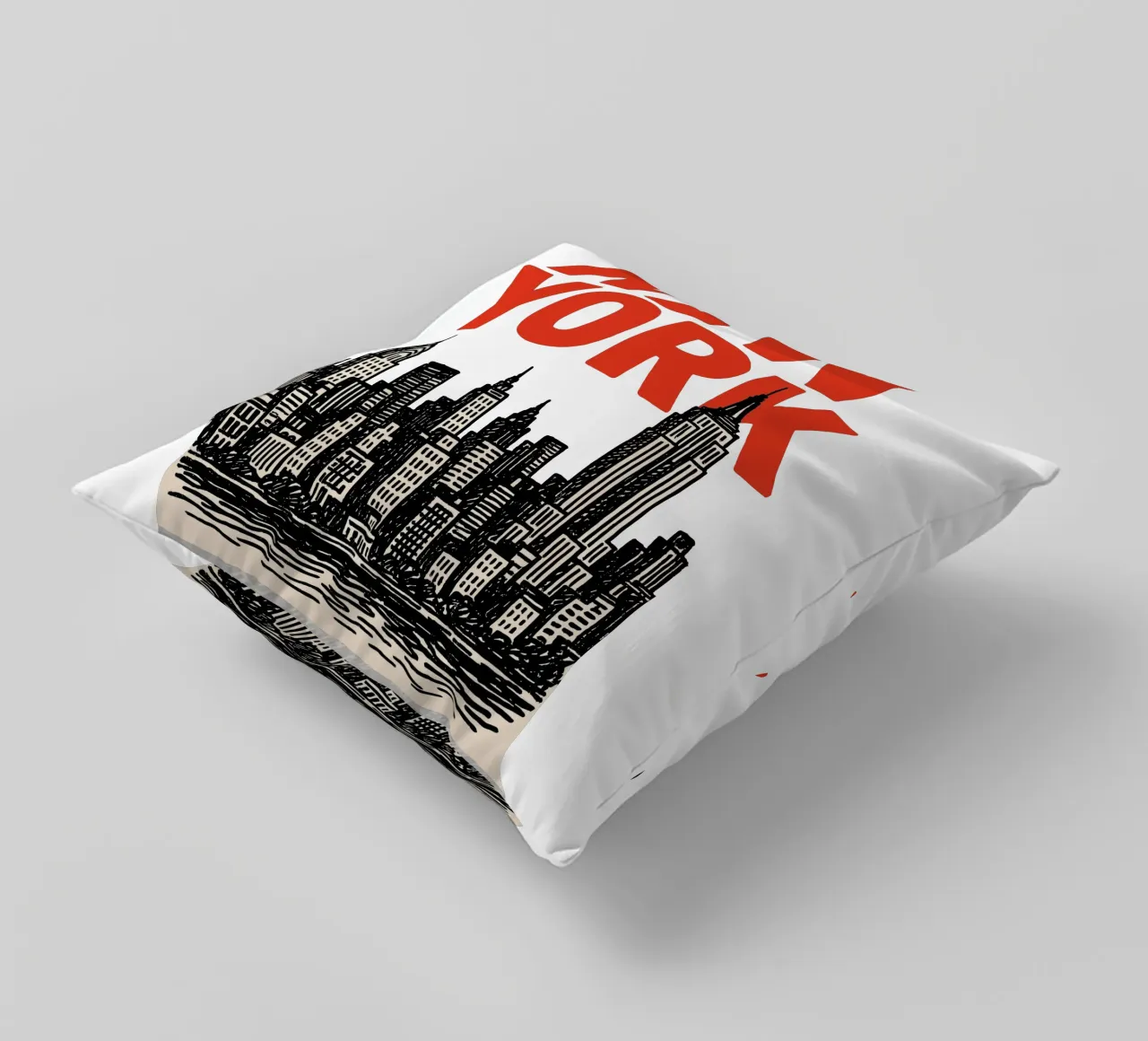 Handdrawn New York Vibes cuscino da MOOODZART