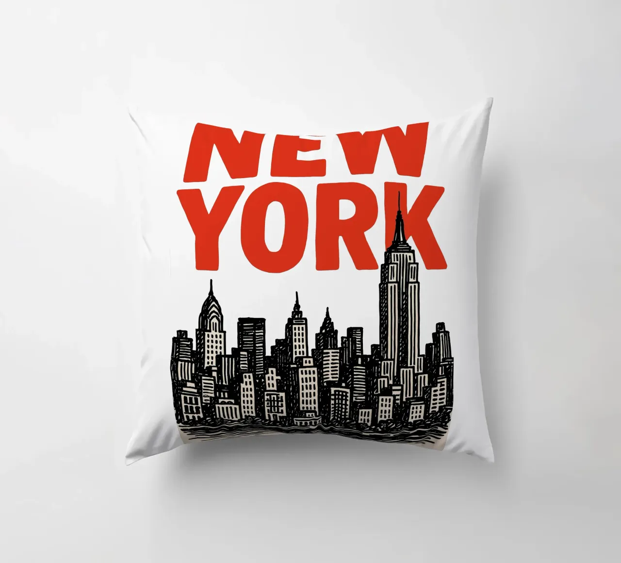 Handdrawn New York Vibes cuscino da MOOODZART