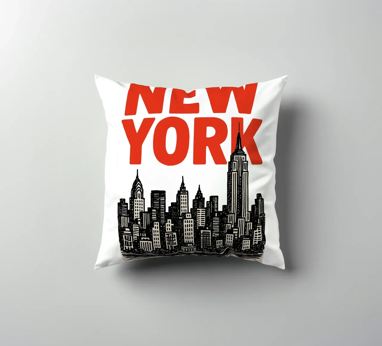 Handdrawn New York Vibes cuscino da MOOODZART