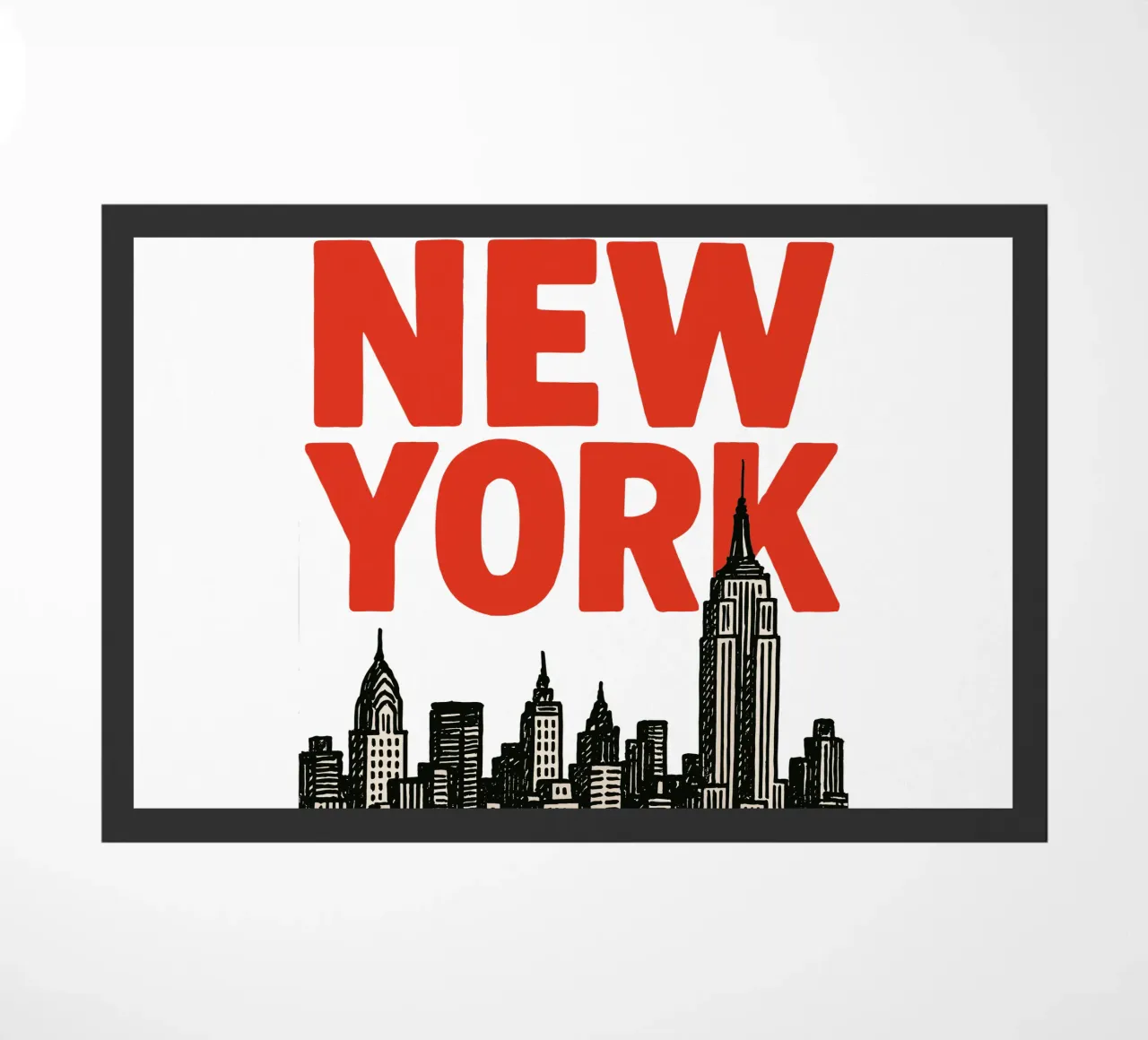 Handdrawn New York Vibes zerbino da MOOODZART