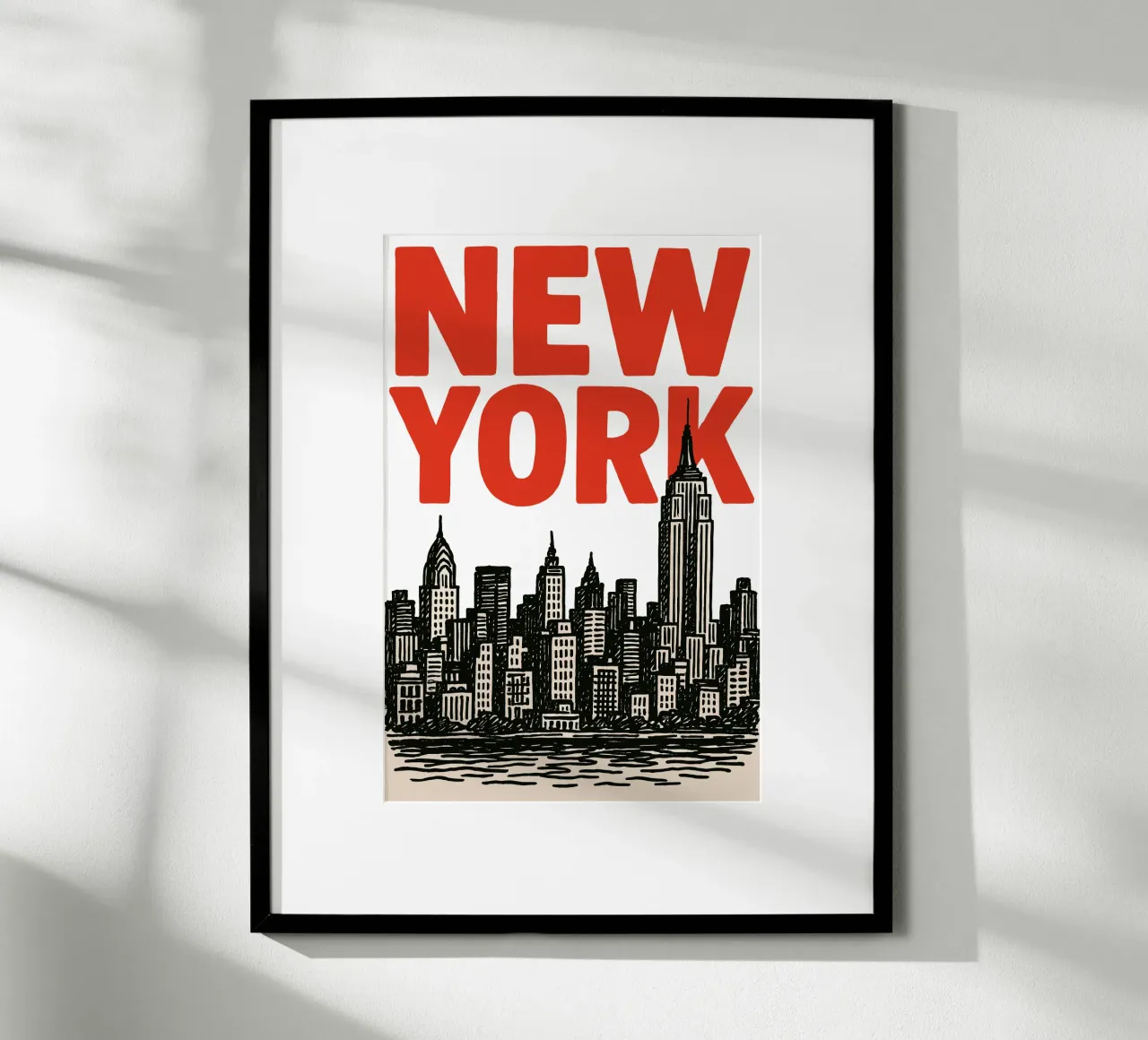 Handdrawn New York Vibes carta hahnemühle da MOOODZART