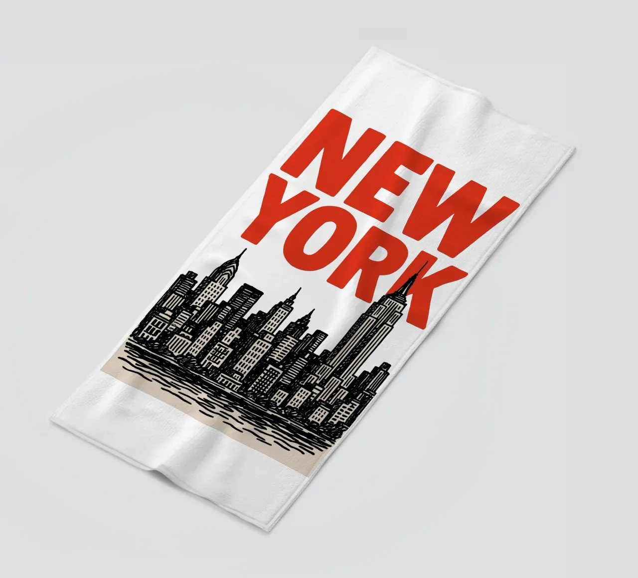 Handdrawn New York Vibes telo mare da MOOODZART