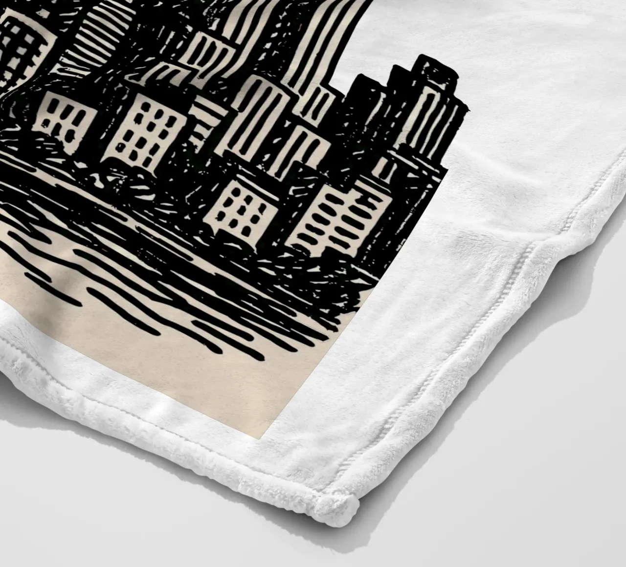 Handdrawn New York Vibes coperta in pile da MOOODZART
