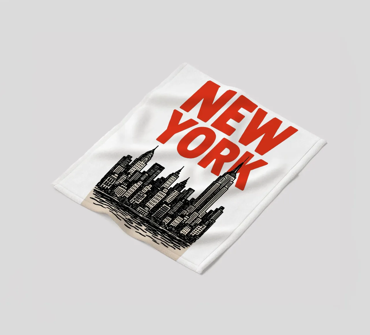 Handdrawn New York Vibes coperta in pile da MOOODZART